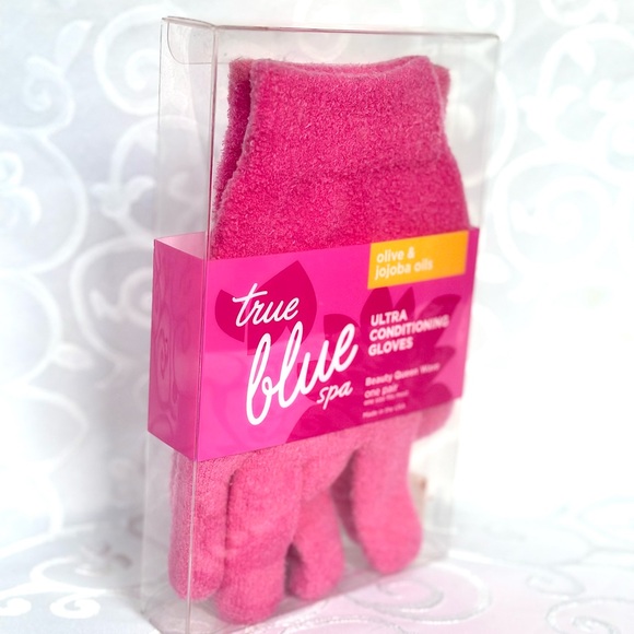 Bath and & Body Works True Blue Spa Ultra Conditioning Gel-lined Gloves - Picture 3 of 5